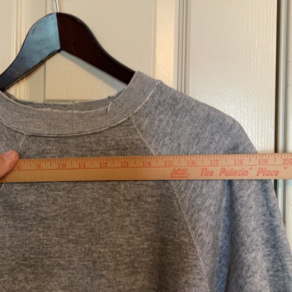 Vintage Discus Athletic Blank Pullover Sweatshirt Mens Size Large Gray USA Made - Picture 13 of 14